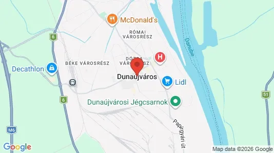 Rooms for rent i Dunaújvárosi - kort over placeringen