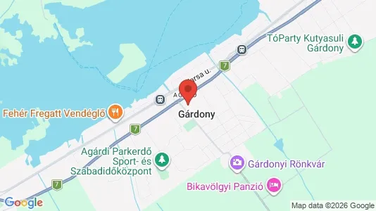 Apartments for rent i Gárdonyi - kort over placeringen