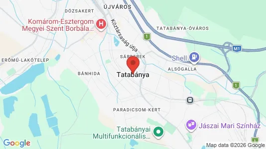 Apartments for rent i Tatabányai - kort over placeringen