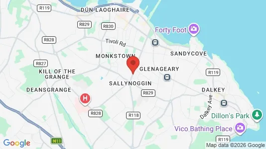 Apartments for rent i Monkstown - kort over placeringen