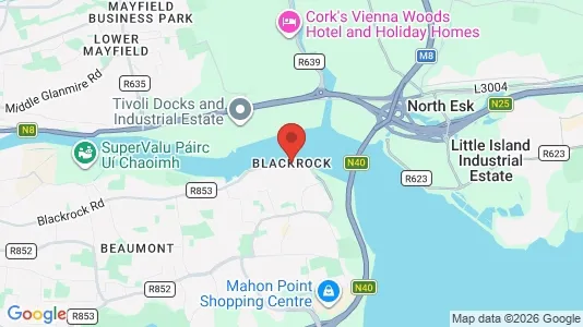 Apartments for rent i Blackrock - kort over placeringen