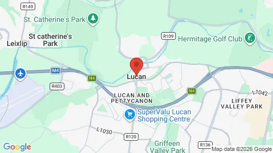 Apartments for rent i Lucan - kort over placeringen