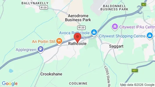 Apartments for rent i Rathcoole - kort over placeringen