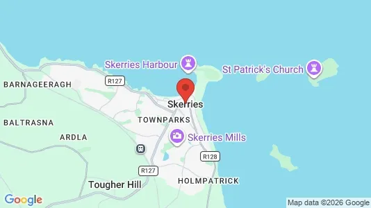 Apartments for rent i Skerries - kort over placeringen