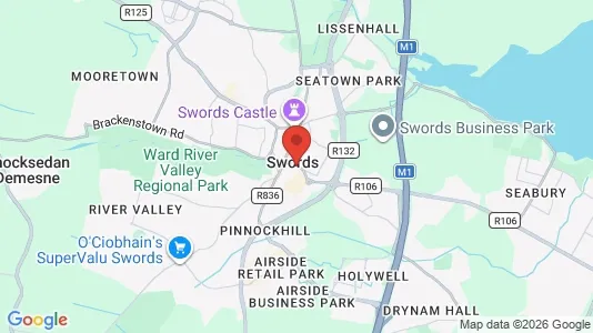 Apartments for rent i Swords - kort over placeringen