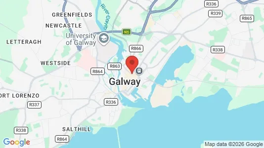 Apartments for rent i Galway - kort over placeringen