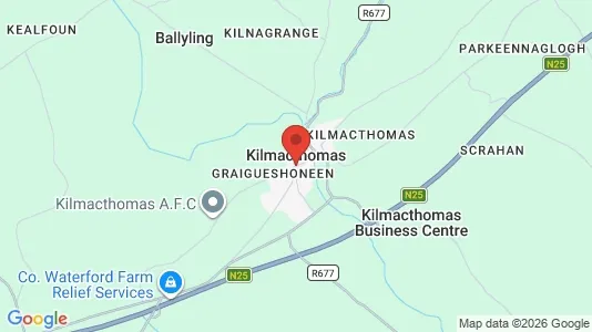 Apartments for rent i Kilmacthomas - kort over placeringen