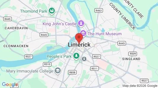 Apartments for rent i Limerick - kort over placeringen