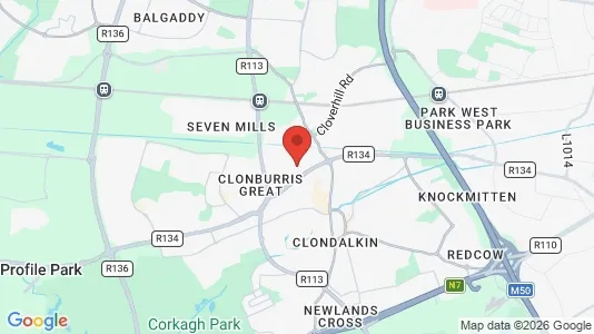 Apartments for rent i Dublin 22 - kort over placeringen
