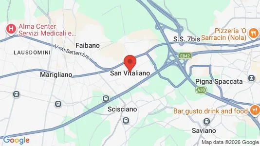 Apartments for rent i San Vitaliano - kort over placeringen