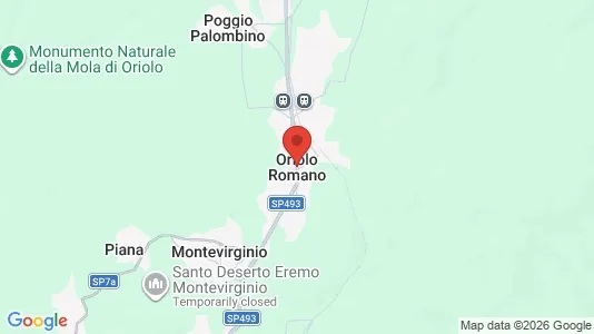 Apartments for rent i Oriolo Romano - kort over placeringen