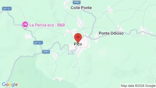 Apartments for rent i Pico - kort over placeringen