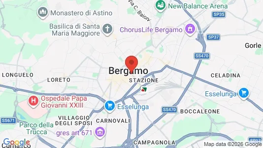 Houses for rent i Bergamo - kort over placeringen
