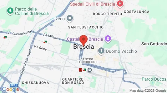 Apartments for rent i Brescia - kort over placeringen