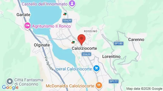 Apartments for rent i Calolziocorte - kort over placeringen