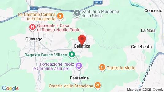 Apartments for rent i Cellatica - kort over placeringen