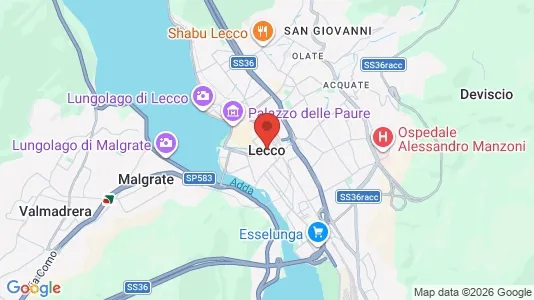 Apartments for rent i Lecco - kort over placeringen