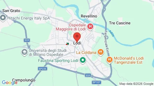 Apartments for rent i Lodi - kort over placeringen