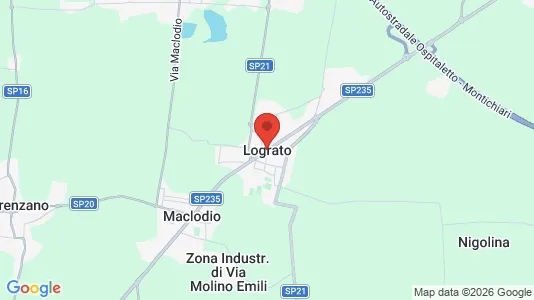 Apartments for rent i Lograto - kort over placeringen
