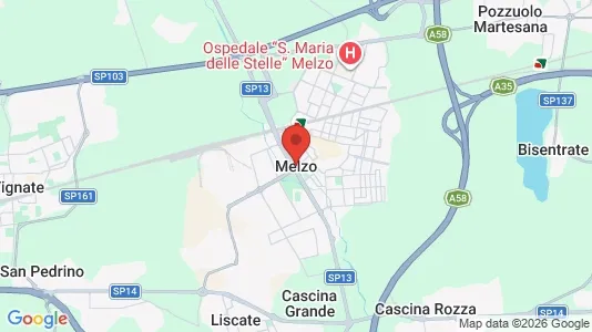 Apartments for rent i Melzo - kort over placeringen