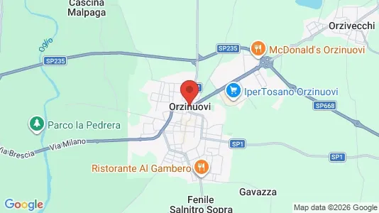 Apartments for rent i Orzinuovi - kort over placeringen