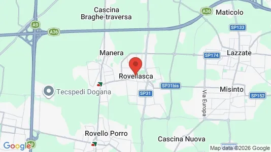 Apartments for rent i Rovellasca - kort over placeringen
