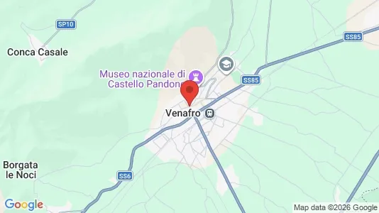 Apartments for rent i Venafro - kort over placeringen