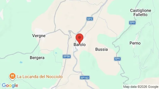 Apartments for rent i Barolo - kort over placeringen