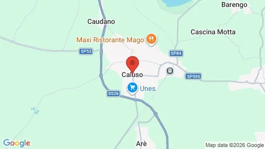 Apartments for rent i Caluso - kort over placeringen