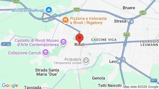 Apartments for rent i Rivoli - kort over placeringen