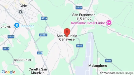 Apartments for rent i San Maurizio Canavese - kort over placeringen