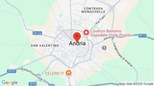 Houses for rent i Andria - kort over placeringen