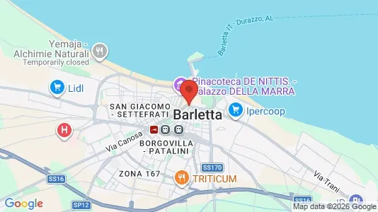 Apartments for rent i Barletta - kort over placeringen