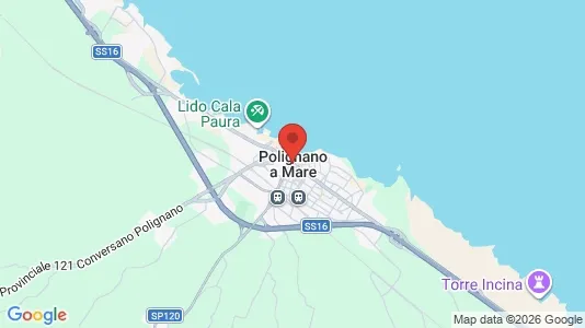 Houses for rent i Polignano a Mare - kort over placeringen