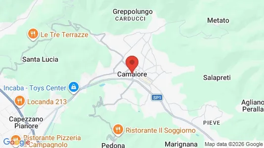 Houses for rent i Camaiore - kort over placeringen