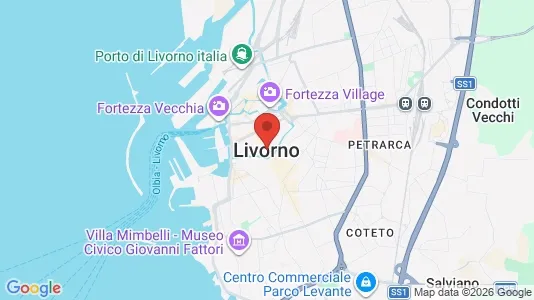 Apartments for rent i Livorno - kort over placeringen