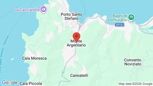 Apartments for rent i Monte Argentario - kort over placeringen