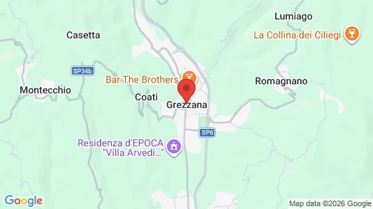 Apartments for rent i Grezzana - kort over placeringen