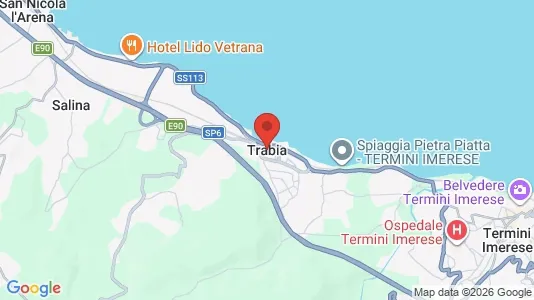 Apartments for rent i Trabia - kort over placeringen