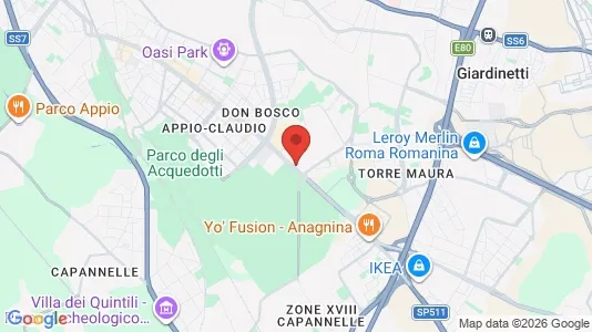 Apartments for rent i Roma Municipio VII – Appio-Latino/Tuscolano/Cinecittà - kort over placeringen
