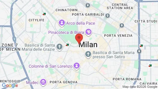 Apartments for rent i Milano Zona 1 - Centro storico - kort over placeringen