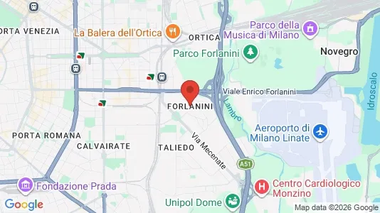 Rooms for rent i Milano Zona 4 - Vittoria, Forlanini - kort over placeringen