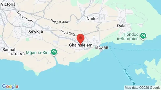 Apartments for rent i Għajnsielem - kort over placeringen