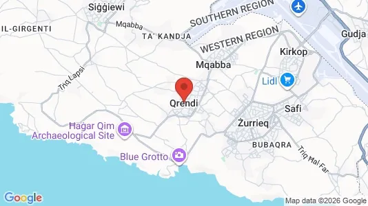 Apartments for rent i Il-Qrendi - kort over placeringen