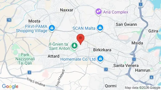 Houses for rent i Ħal Balzan - kort over placeringen