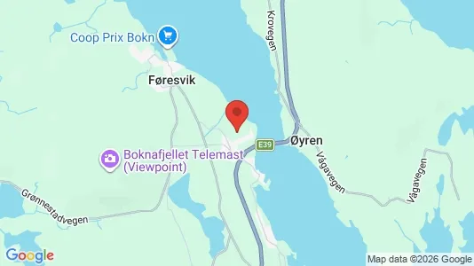 Apartments for rent i Bokn - kort over placeringen