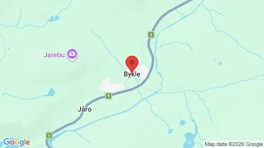 Houses for rent i Bykle - kort over placeringen