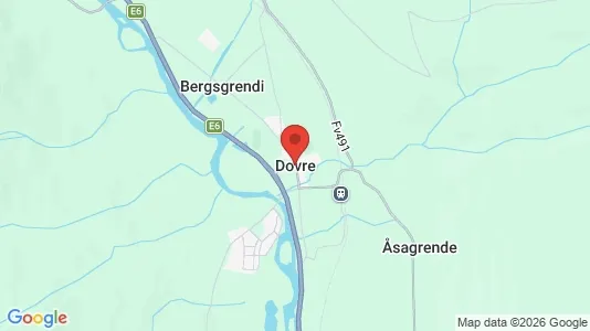 Houses for rent i Dovre - kort over placeringen