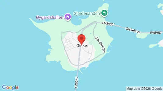 Houses for rent i Giske - kort over placeringen