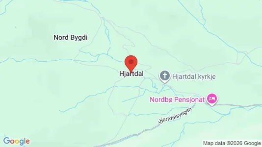 Houses for rent i Hjartdal - kort over placeringen